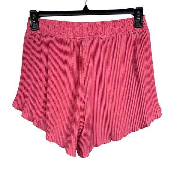 Marika Large Lilian Pleated Shorts Stretch Lined Flyaway Pull-On Pocket Pink New - Picture 5 of 8